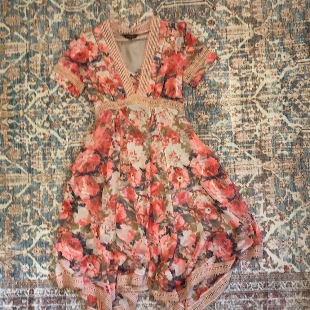 Anthropologie Ranna Gill Floral Dress